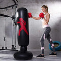 Kicking MMA  Boxing Column Inflatable Punching Boxing Bag With Stand for  Adults & Kids