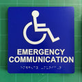 Custom Stainless Steel Metal Signage All Size Hotel Door Room Number ADA Braille Sign Plate Made in China