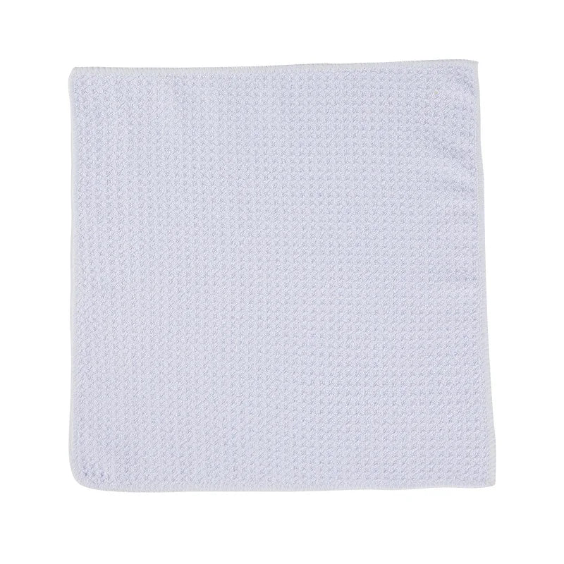 11.8x11.8 Inch 320g Square Microfiber Waffle Knitted Sublimation Technique Absorbent Kitchen Office Towel Durable Washable