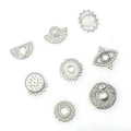 Stainless Steel Star Semicircle Round Pendant Fashion Punk Paired With DIY Pendant Accessories