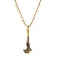 2023 Trendy 14k Gold Plated Fashion Rope Chain Hawaiian Tribe Hook Necklace Men Custom Hawaiian Jewelry