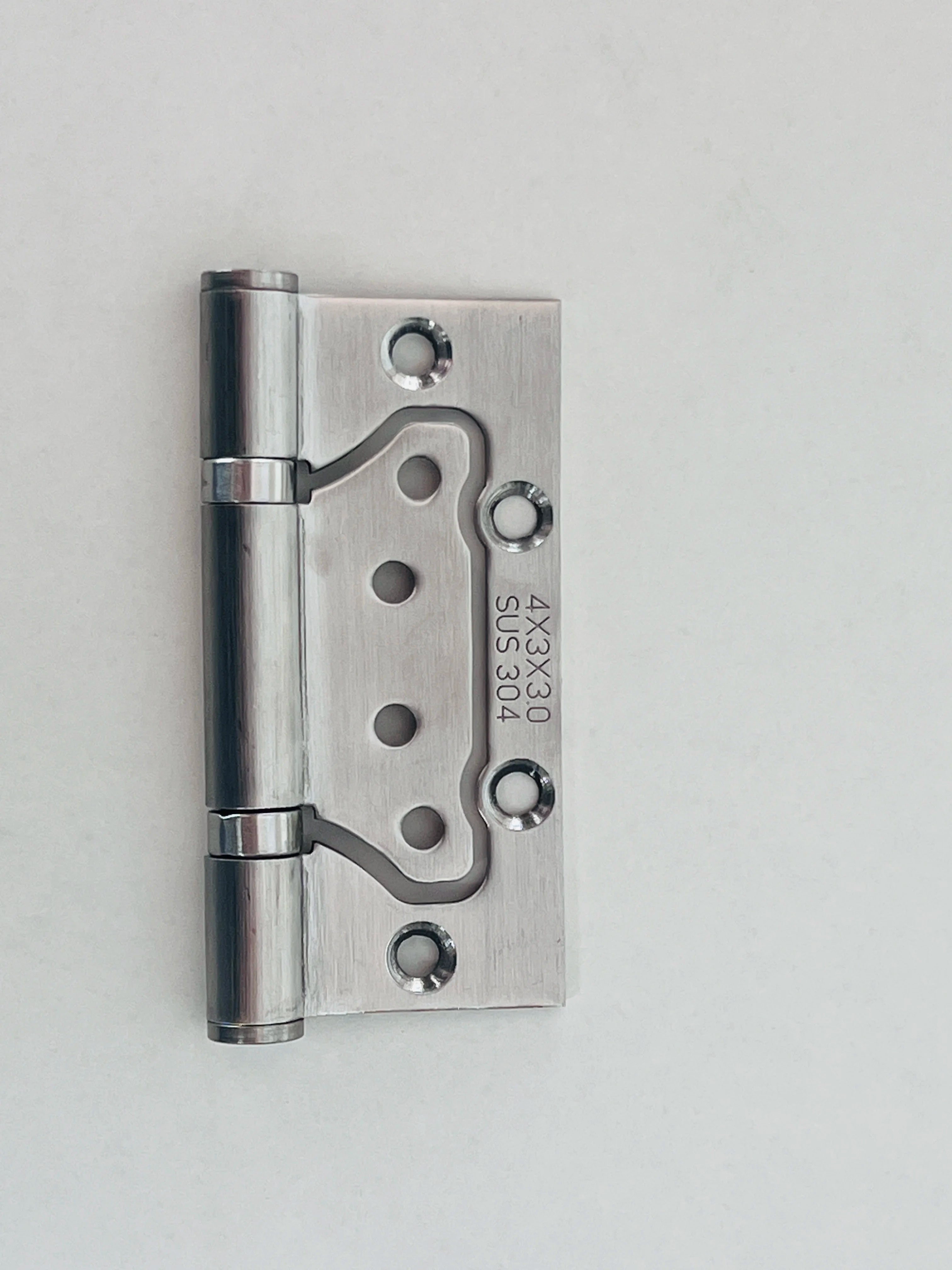HF Adjustable 180 Degree Hydraulic Iron Modern Door Hinge with Soft Close Feature 3mm Thickness 7 Holes for Supermarket Use