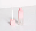 8ML DIY Empty Plastic Lip Gloss Tube Glaze Essence Cosmetics Container Thick ABS Pink Makeup Packaging Separate Bottling