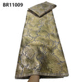 CHOCOO Newest Colorful Nigerian 3D Jacquard Lace Fabric 2024 Bridal Material Jacquard Lace Fabric for Garment