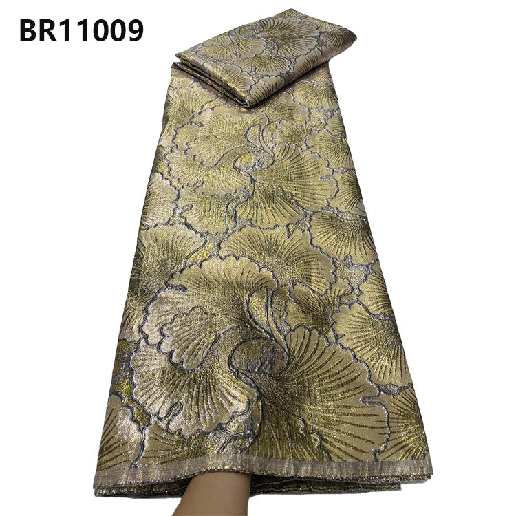 CHOCOO Newest Colorful Nigerian 3D Jacquard Lace Fabric 2024 Bridal Material Jacquard Lace Fabric for Garment