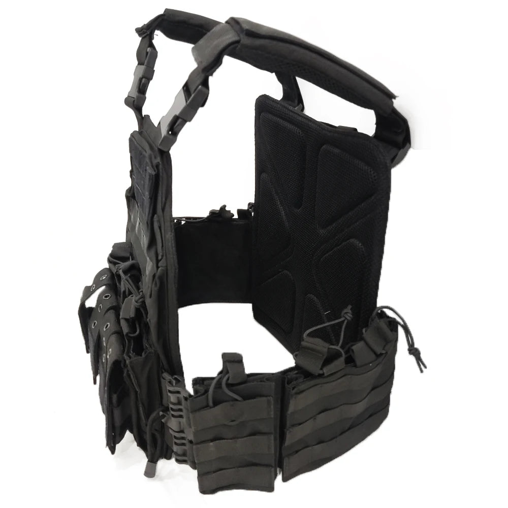 Sturdyarmor Fashion Multifunction Quick Release Buckle Security Camouflage Black 1000D Oxford Tactical Vest Bag Pouch Outdoor