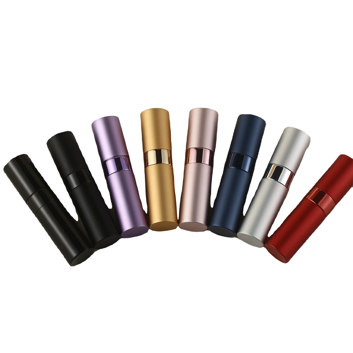 5ML 8ML 10ML 15ML 20ML Wholesale Design Your Own Travel Refillable Glass Aluminum Case Empty Perfume Bottles