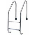 SL215 Two-Step Pool Ladder SS304 Flange Embedded Polishing for Above Ground Swimming Pool