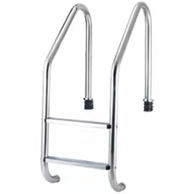 SL215 Two-Step Pool Ladder SS304 Flange Embedded Polishing for Above Ground Swimming Pool
