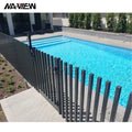 Custom Villa Garden Decorative Metal Fence Panels Corten Swimming Pool Fencing Metal Screen Garden Fence