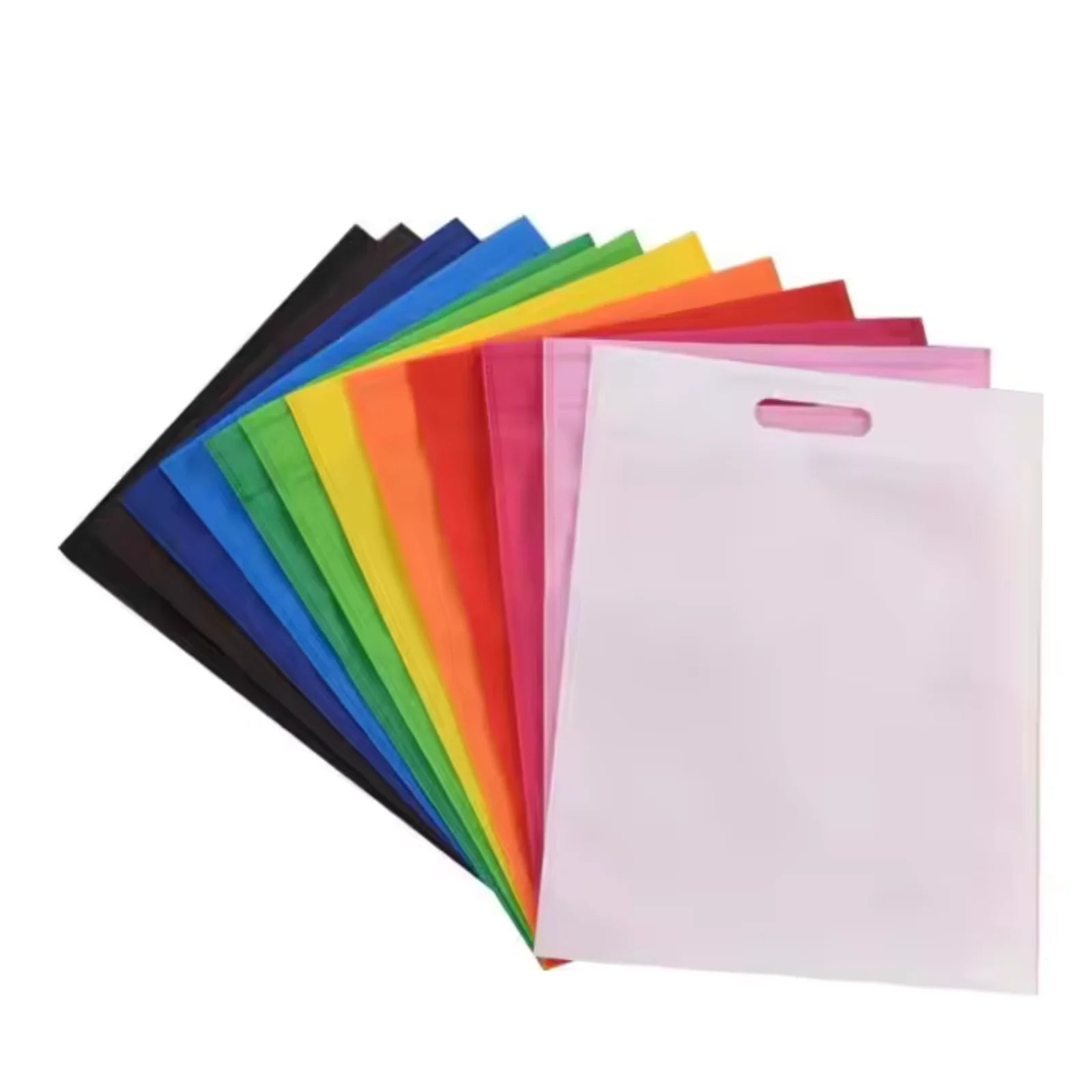 Eco-Friendly Biodegradable Non-Woven Vest Bag T-Shirt Shopping Packaging Bags