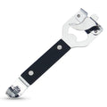 Kitchen Bar Tool Multifunctional Manual Eco-Friendly ABS+Chromeplate Can Opener Beer Bottle Opener for Cans Jars Tins