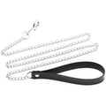 Gothic Leather Handle Traction Rope Dog Chain Pet Traction Belt