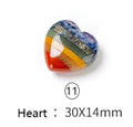 DIY Wholesale 7 CHAKRA BONDED CRYSTAL  Necklace Gemstone Heart Chakra Product healing Meditation For Jewelry Men Women
