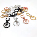 YYX Gold Keyrings Metal Lobster Claw Keychains Key Ring Lobster Clasp Keychain
