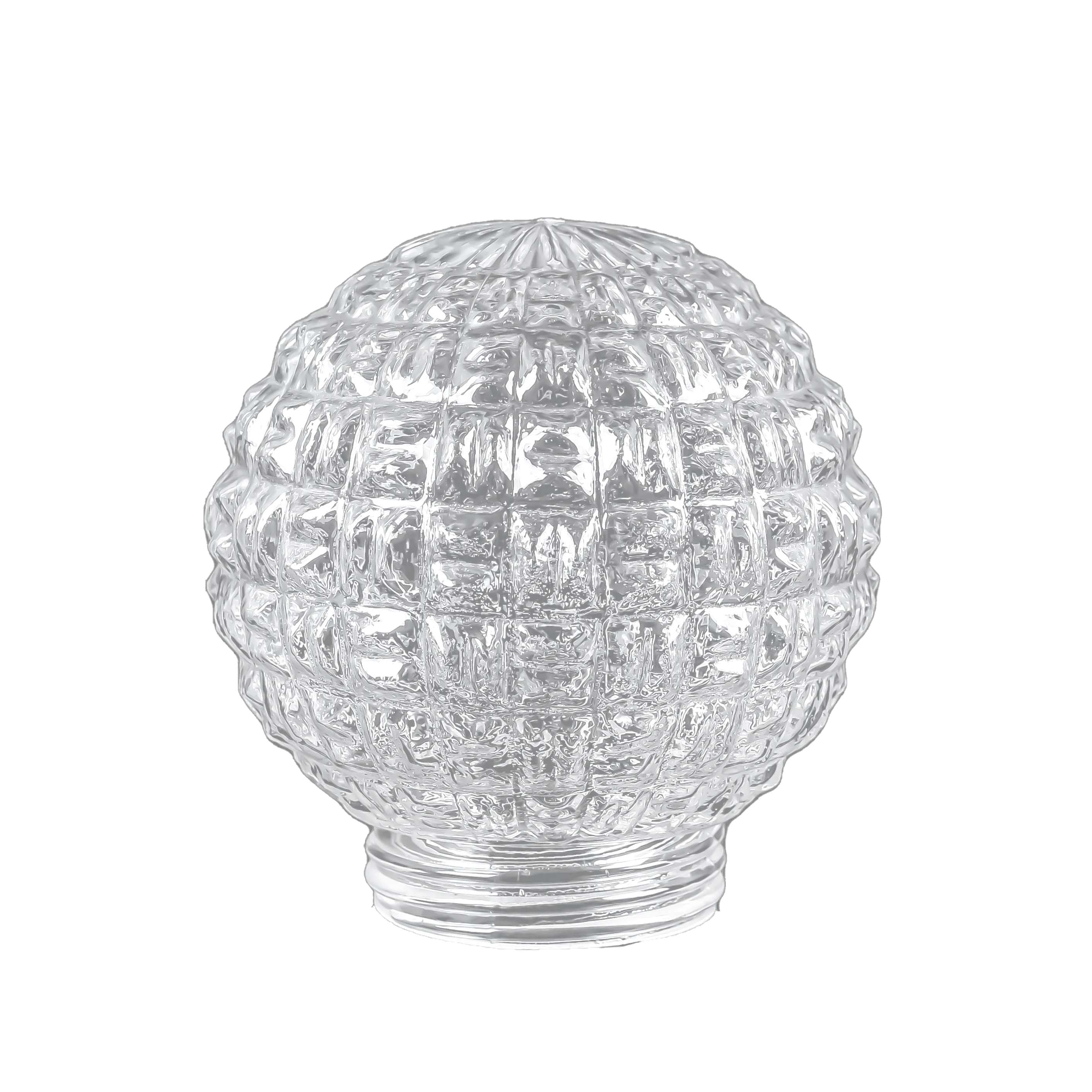 Factory Hand Blown Globe Shape Glass Pendant Lamp Shade Japanese Industrial Mediterranean Coastal Traditional Chinese Minimalist