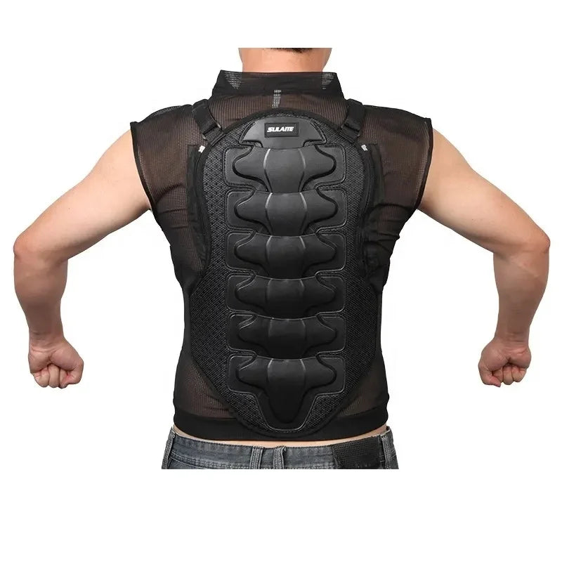 Motorcycle Body Armor Vest Safety Protection Gear Back and Chest Protectors
