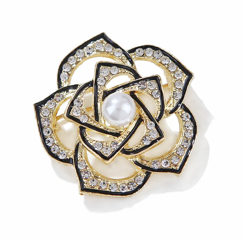 Fashion Jewelry Brooches Rhinestone Flowers Brooch Brooches Luxury Women