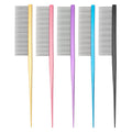 Cherry Blossom Pet Boundary Comb Teddy Cat Dog Modeling Comb Beautician Middle Point Pick Hair Pointed Tail Comb