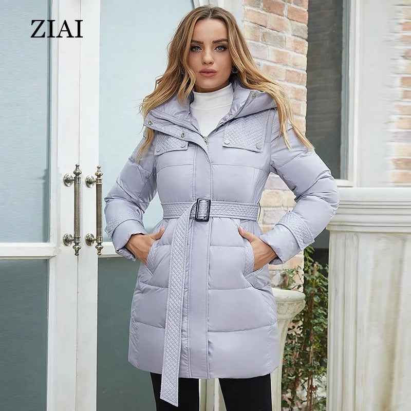 Whosale Winter Coat Women Fashion Hooded Puffer Jacket Long Thick Cotton Wholesale Casual Jacket Woman New