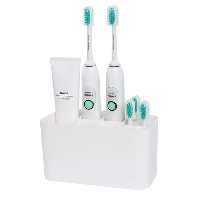 Trustloops ABS Eco-friendly Plastic Modern Minimalist Contemporary Toothbrush Holder Wall Mount Bathroom Corner Hardware Rack