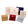 Personalized Custom Small Jewelry Necklace Earrings Rings Pouch Velvet Travel Packaging Storage Bag Jewelry Pouches Bags