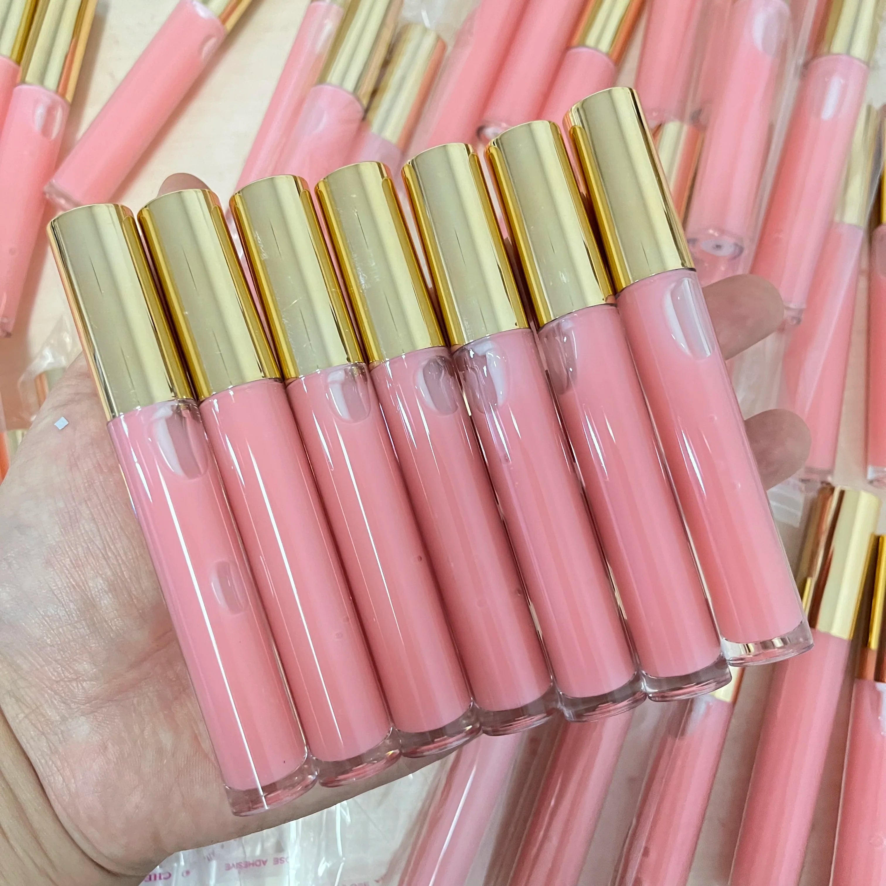 Custom Hydrating Lip Plumper Pepper Ginger Heat Bomb Instant Lip Plumper Gloss Private Label