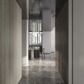 Modern Artificial Quartz Engineered Stone Benchtop for Kitchen Countertops and Island Table for Villas