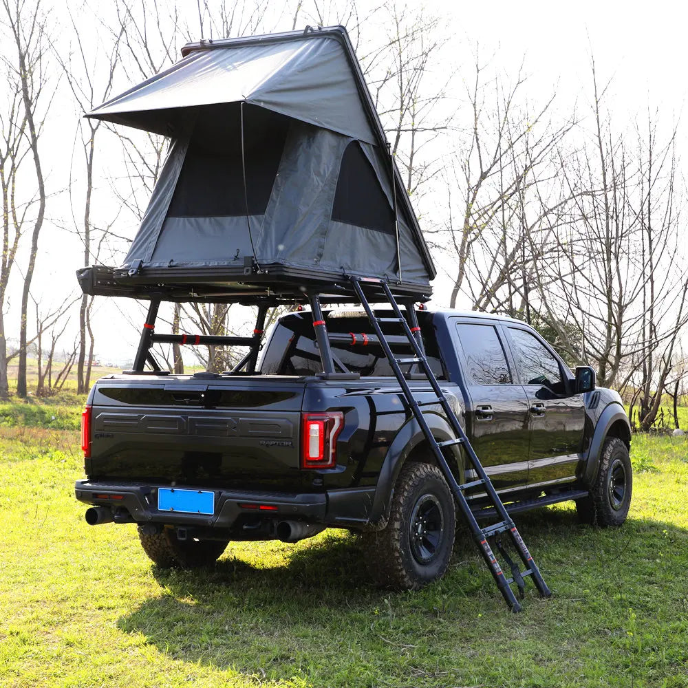 Factory Supply Hard Shell Aluminum Triangle Clamshell Car Rooftop Camping Tent