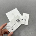 Print Double-sided Colored Business Cards With Logo Greeting Cards Custom Printing Thank You Cards for Clothing Brand