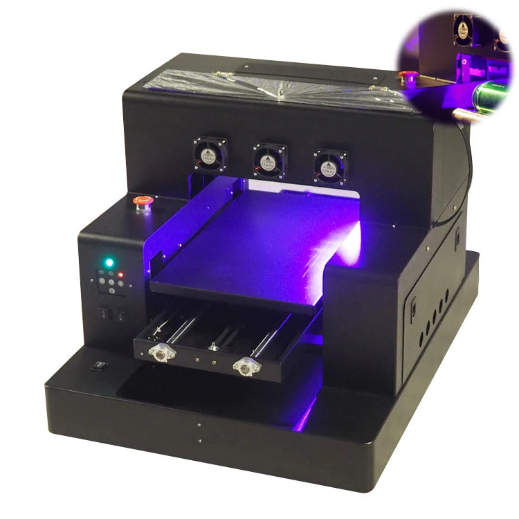 Vevor Fully Automatic Mini Printer Portable Uv Flatbed Printer Color Label Printer