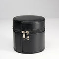 Luxury Tancy Pu Leather Watch Travel Roll Black Vintage Single Watch Roll Shock Resistant Water Resistant Round