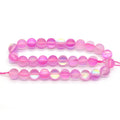 DIY Best Selling 6-12mm Pink Shimmer Stone Loose Beads for Garment Necklace Accessories