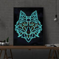 New Product Night Luminous Diamond Painting Wolf Glow Diamond Embroidery Cross Stitch Mosaic Art Home Decor