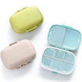 Travel Pill Organizer 8 Compartments Portable Pill Case Small Pill Box for Pocket Purse Portable Medicine Vitamin
