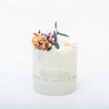 Factory Direct Wholesale Wedding Pillar Soy Wax Scented Candle With Dried Flowers