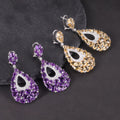 W0447 Abiding Fine Jewelry Wholesale Antique Cluster Design Women 925 Sterling Silver Natural Gemstone Earring Jewellery