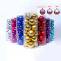 2024 Wholesale Manufacturer Direct Sales Christmas Balls Christmas Tree Hanging Balls Matte Color Balls Holy Decorations