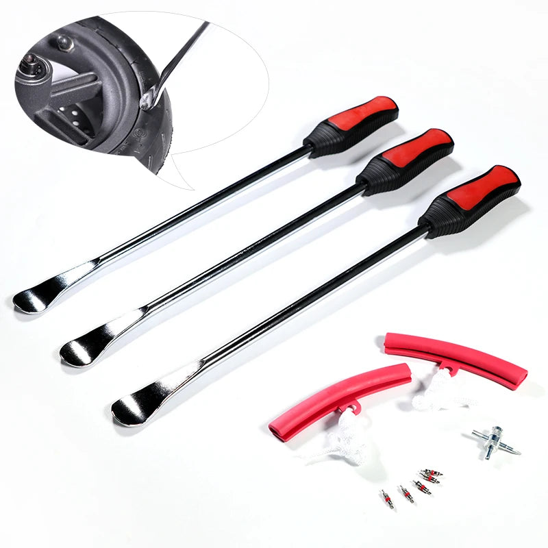 New Image Cycle 5 in 1 Moto Tire Changing Levers Tool Electric Scooter Tire Repair Tool Changing Lever Tools Rim for Scooter