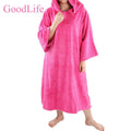 Custom Quick Dry High Absorbent Wearable Microfiber Hooded Beach Poncho Towel