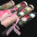Wholesale PVC Window Display Boxes Flower Boxes Bouquets Single Rose Boxes for Valentine's Day 520 Confessions