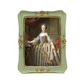 High Quality Vintage European Antique Green Picture Frame Resin Photo Frame Tabletop and Wall Decor European Home Ornaments