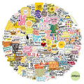 200pcs Reward Phrases Stickers for Water Bottles Skate Board DIY Graffiti Decals Motivational/Inspirational Sticker