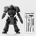 Custom 3d Action Figures Dolls Plastic Diy Toy Action Figure Medieval Warrior Collectible Knight Armor Action Figure Toy