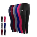 GZYEL-02336 High Elasticity Women's Solid Color Yoga Pants High Waist Soft Hand Feeling Fabric  Sports Pants With Side Pocket