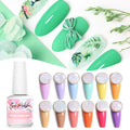 Missgel Bulk High Pigment 24 Solid Color Gel Oem Rebranding Nails Supplies Salon Permanentes UV Nail Gel Polish