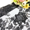 2023 Lace African Lace Fabric Shiny Tulle Sequin Beaded Fabric