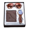 2025 Exquisite Men's Gift Set Watch + Wallet + Sunglasses Gift Set
