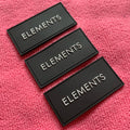 Clean Surface Waterproof Silicone Rubber Badgelow Price Convex logo PVC Rubber Patch With Sewing Dent