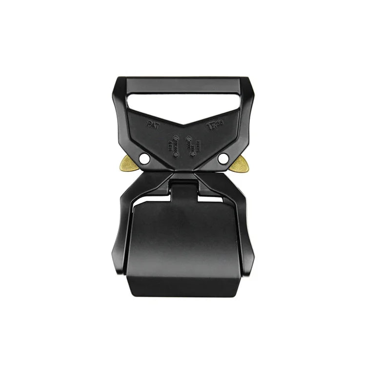 2025 Various Sizes Custom Logo Aluminum Alloy Metal Buckle Outdoor Tactical Quick Release Belt Buckle Accessory